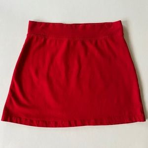 H&M Red Bodycon Mini Skirt